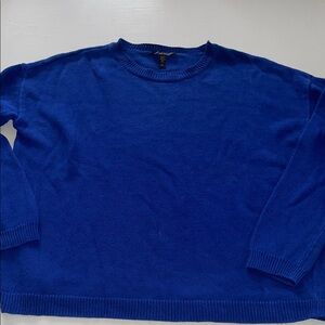 Eileen Fisher sweater linen/cotton blend small